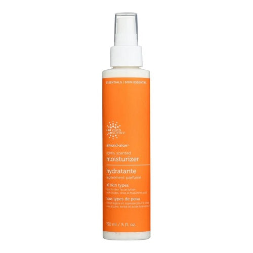 Earth Science Lightly Scented Almond Aloe Moisturizer for Hydrating and Soothing Dry Skin 5Oz (150ml)