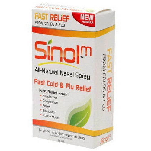 Sinol Sinus Cold And Flu Relief Nasal Spray - 1 Oz