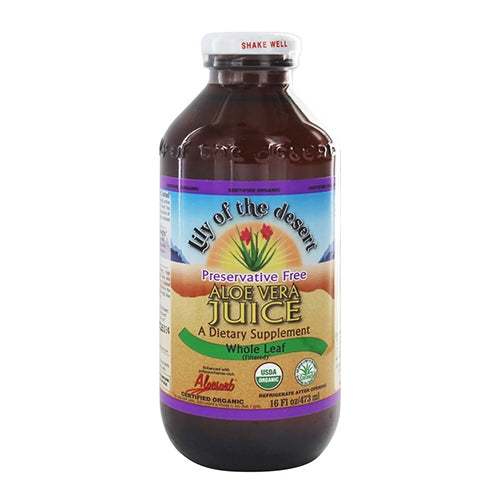 Lily Of The Desert Aloe Vera Juice Whole Leaf 16 Oz