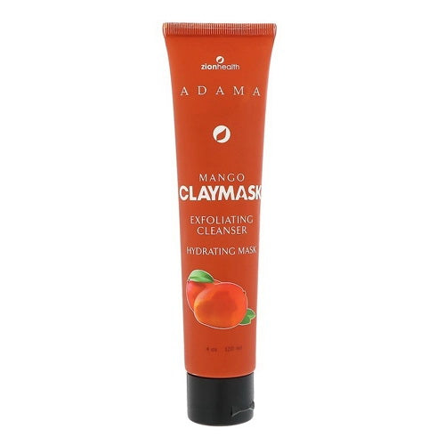 Zion Health Mango ClayMask Hydrating Exfoliating Face Cleanser - 4 Oz