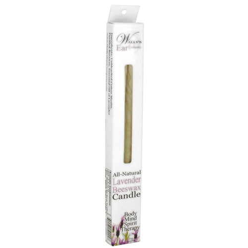 Wallys Natural Products 100% Beeswax Multi-Purpose Hollow Candles Lavender - 2 Ea