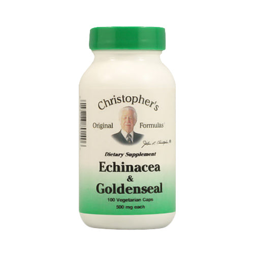 Dr Christophers Original Formula Echinacea and Goldenseal Vegetarian Capsules Support Immune System 100Ea