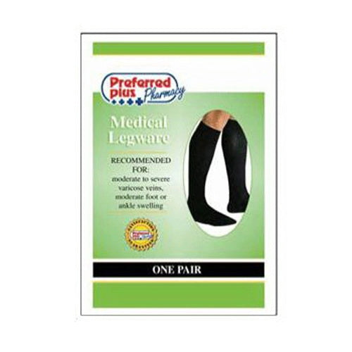 Preferred Plus Medical Legware 20-30 F/S Navy Mens Socks - 1 Pair