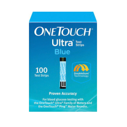 Onetouch Ultra Test Strips, Blue - 100 Ea