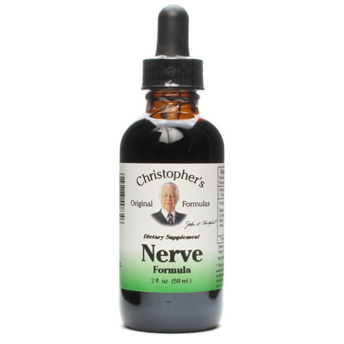 Dr Christophers Original Formulas Nerve Formula Extract Support Overall Central Nervous System 2Oz (59ml)
