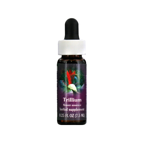 Flower Essence Trillium Herbal Supplement Dropper - 0.25 Oz