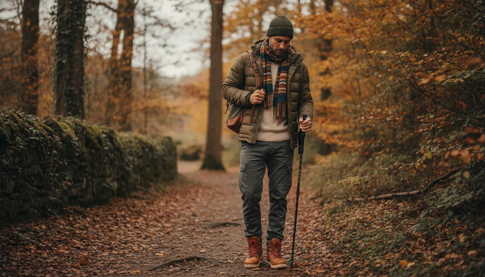 Choisir sa tenue de randonnée pour homme en automne