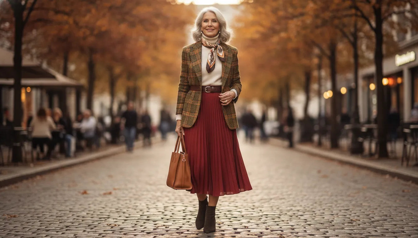Comment composer des tenues d'automne élégantes à 60 ans