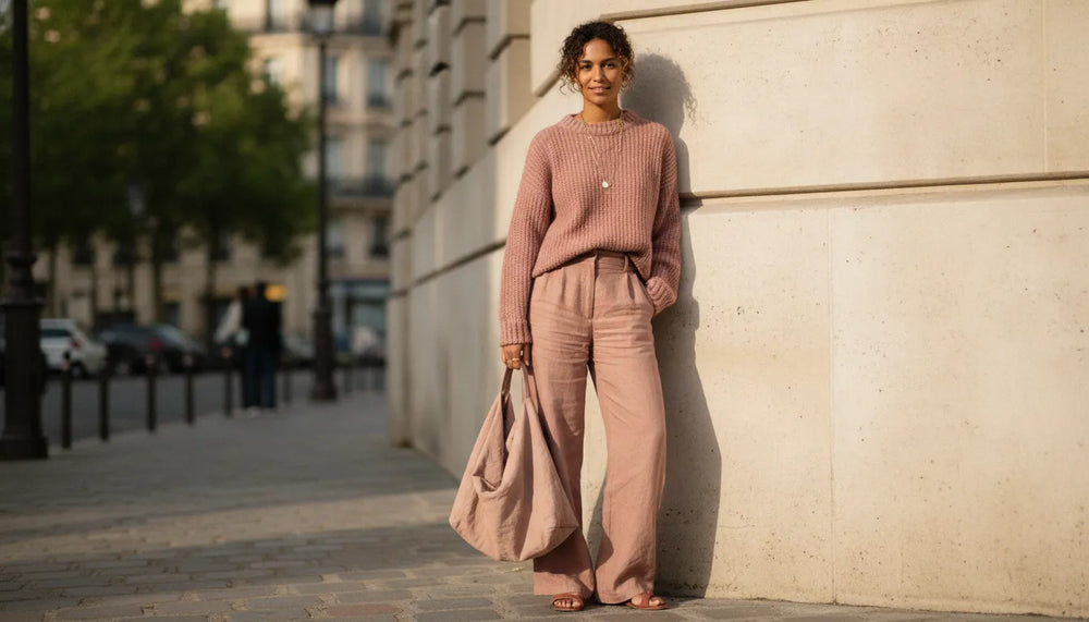 Comment maîtriser les tenues monochromes décontractées femme