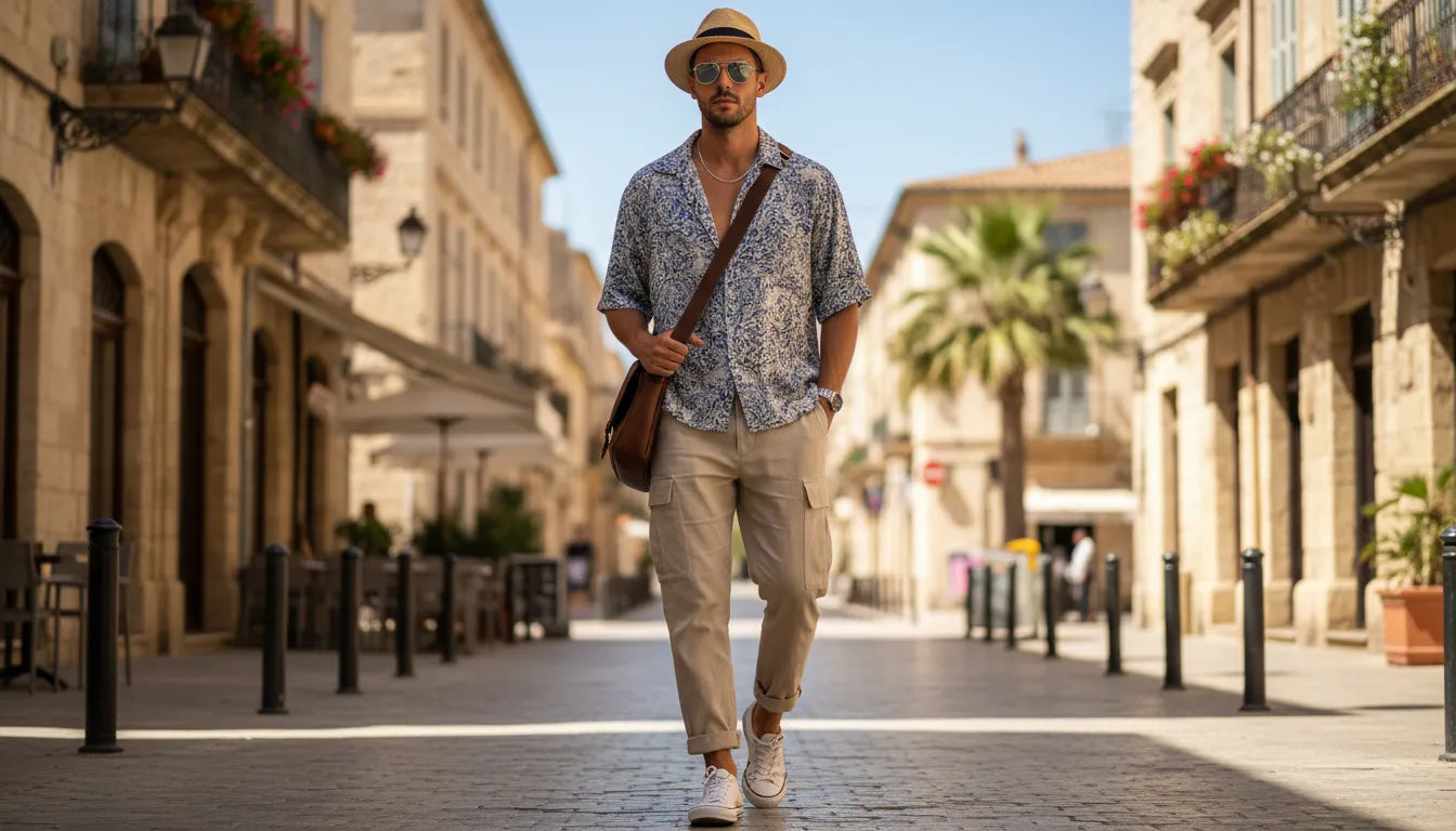 Comment porter le pantalon cargo pour homme cet été