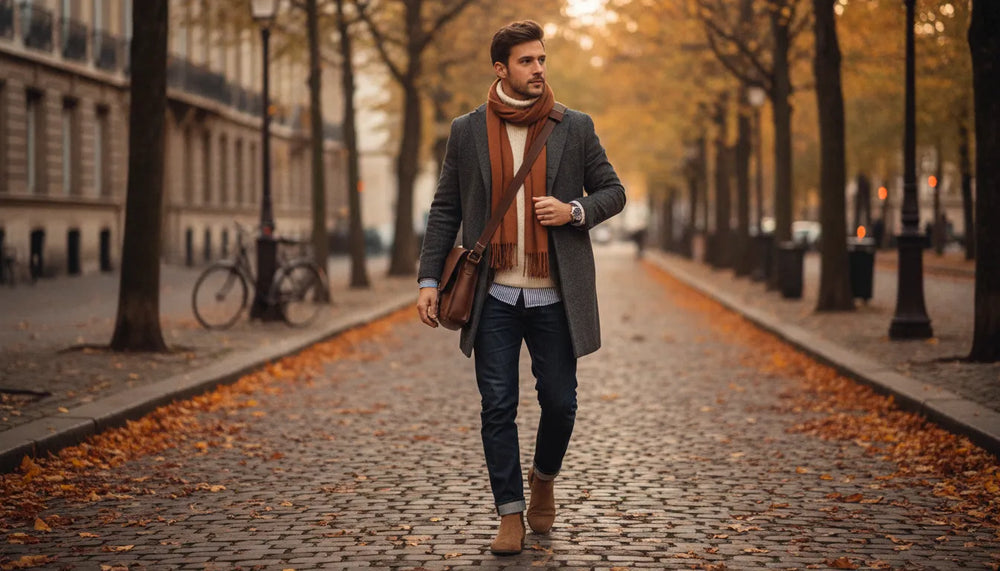 La tenue homme automne : maîtriser l'art des couches