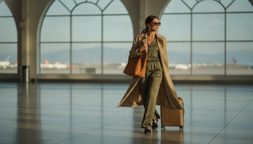 Les tenues de voyage idéales pour prendre l'avion avec style