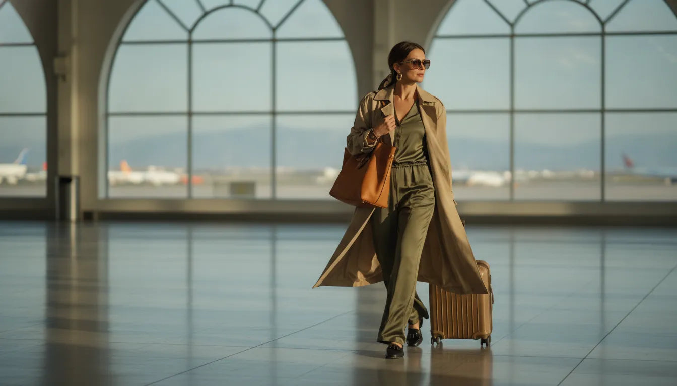 Les tenues de voyage idéales pour prendre l'avion avec style
