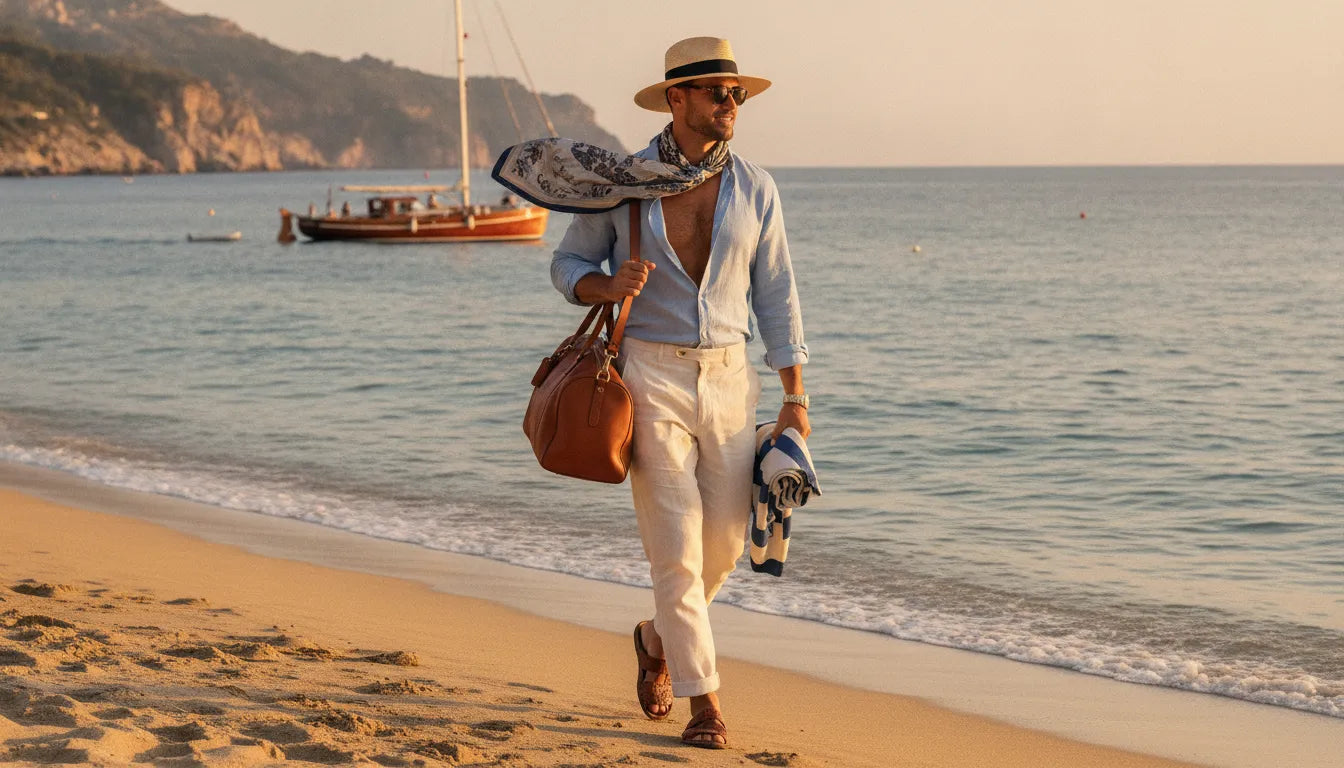 Réussir son beach wear men outfit : l'élégance du bord de mer
