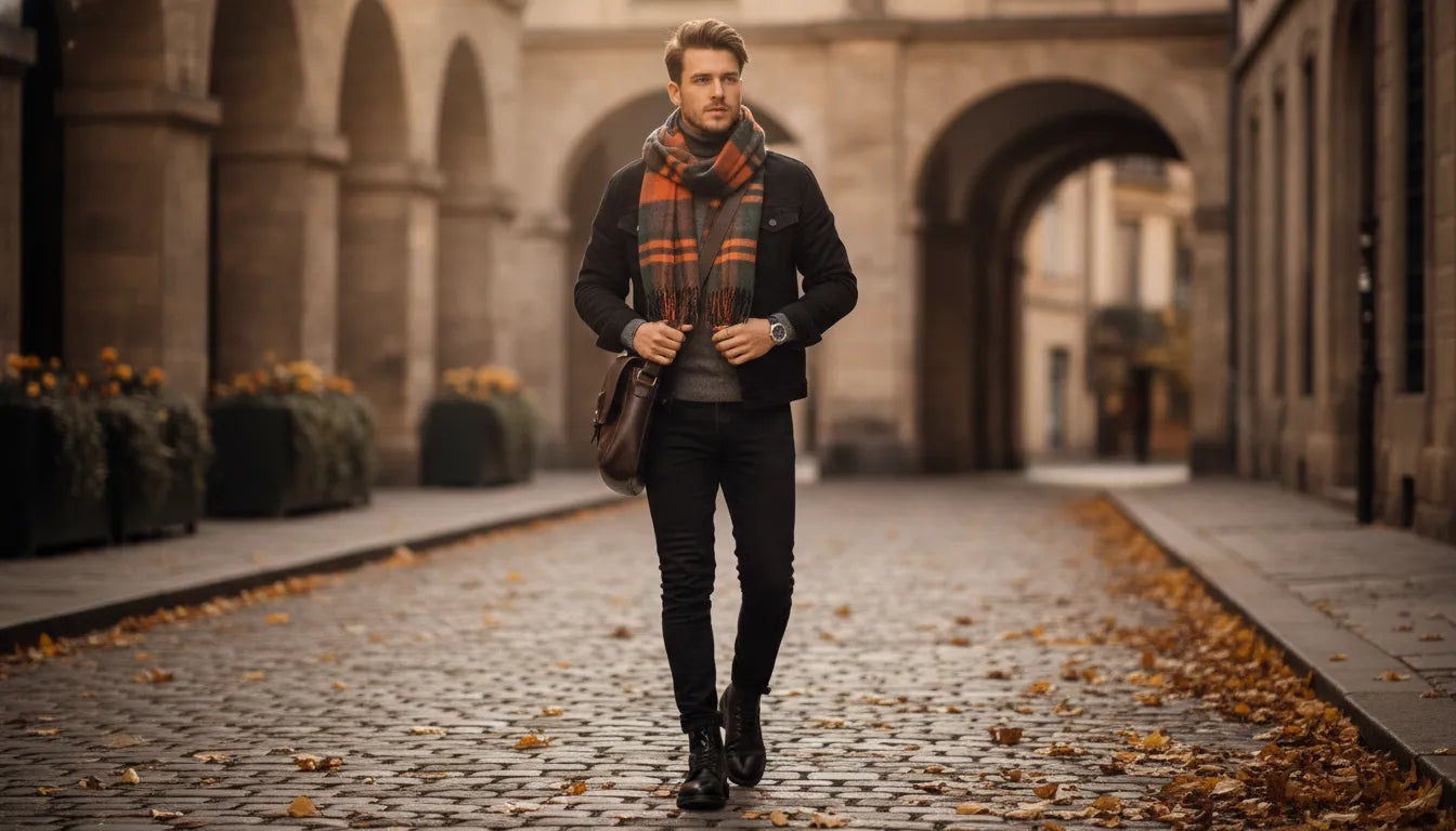 Tenue jean noir pour homme : le guide de style pour l'automne