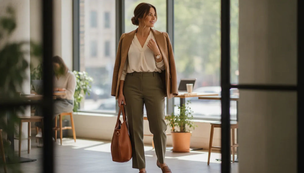 Tenues business casual femme : l'art de l'élégance décontractée