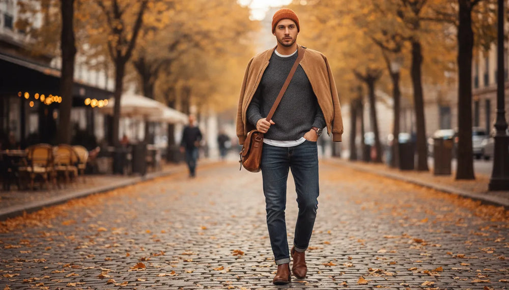 Tenues décontractées d'automne pour homme : le style sans effort