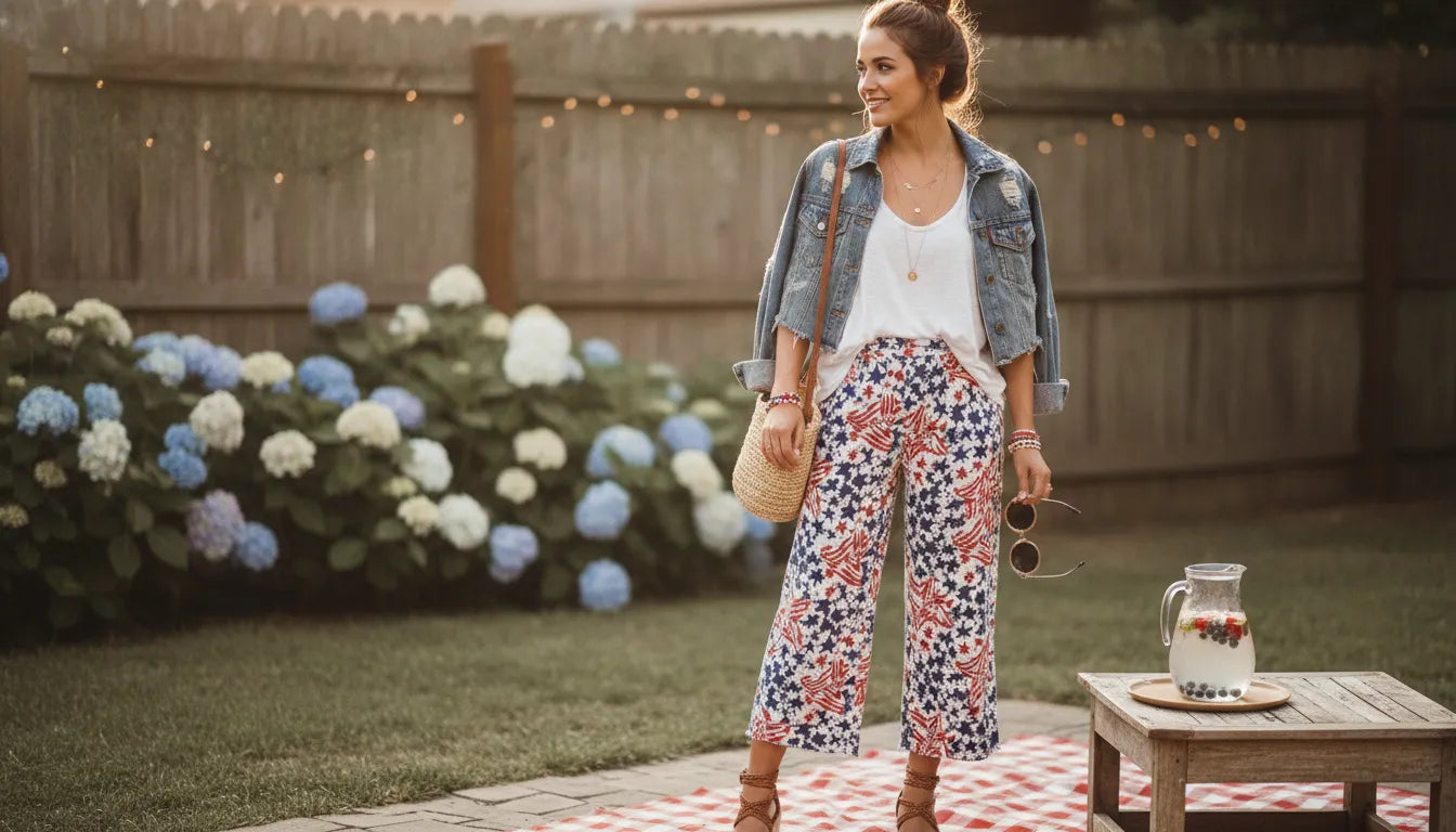 Tenues décontractées pour le 4 juillet : le guide du style estival