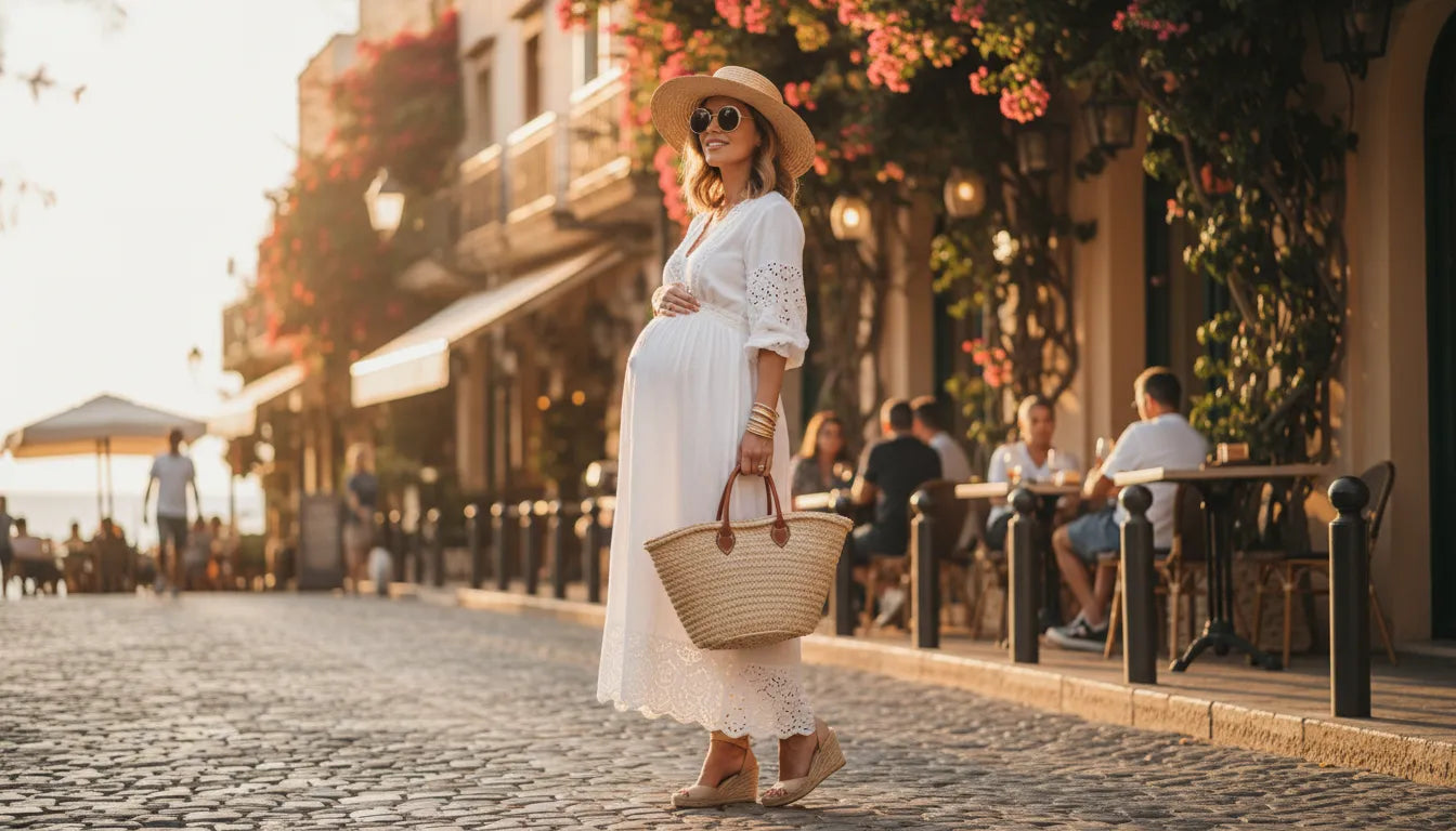 Tenues de grossesse pour l'été : rester chic sous le soleil