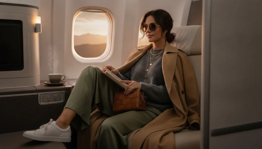 Tenues de voyage : comment être stylée en avion