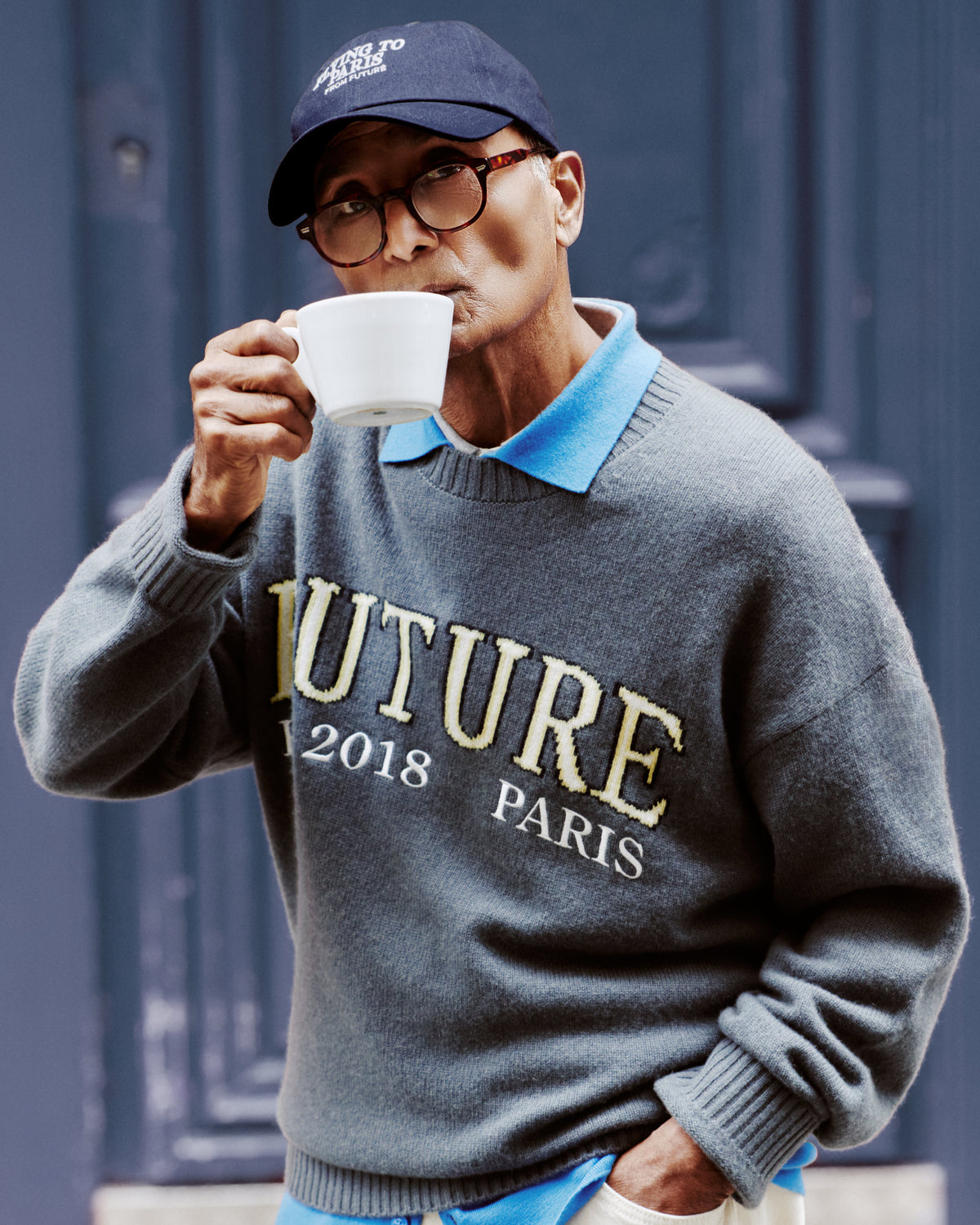 Future Crew-Neck Jumper - Storm Grey - Men