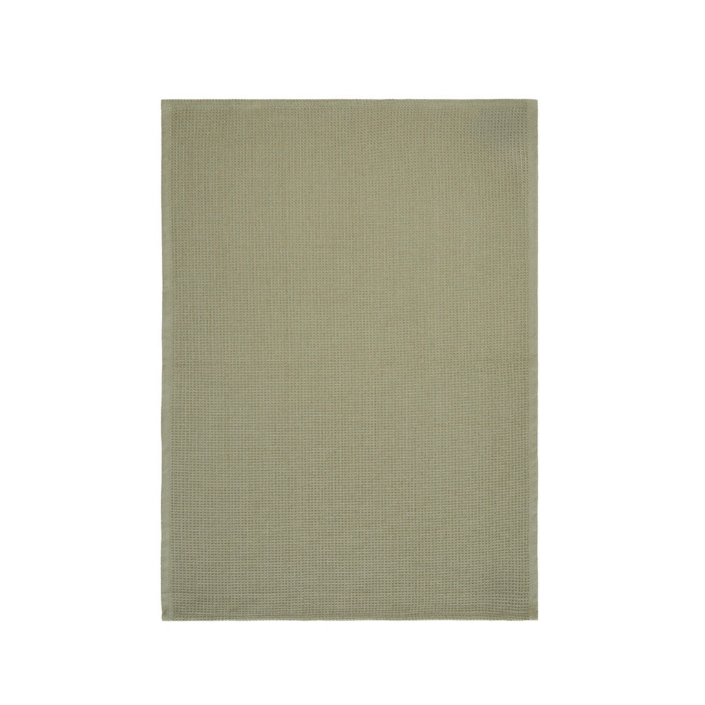 Set De 3 Paños De Cocina - Liso - Verde Claro