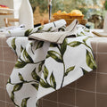 Set of 3 Kitchen Towels - Natur'Elle - White