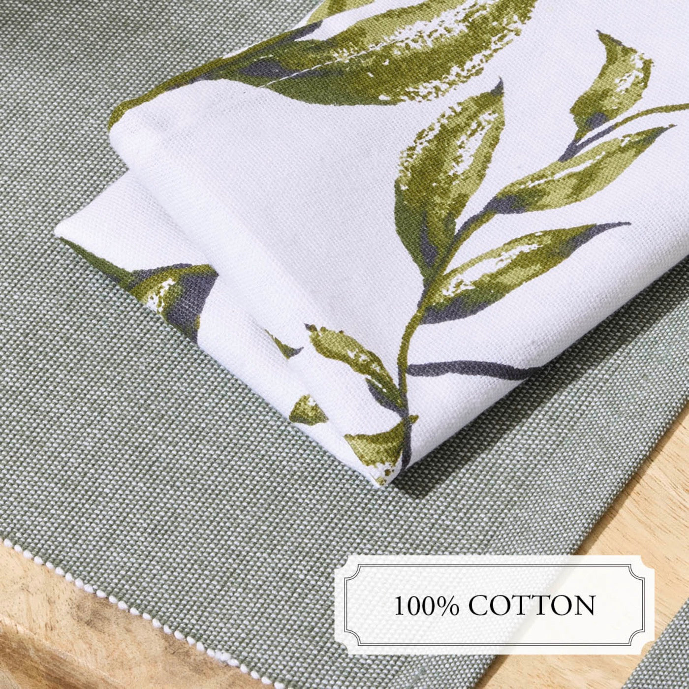 Set De 6 Servilletas - Natur'Elle - Blanco