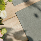 Set of 4 Placemats - Chambray - Dark Green