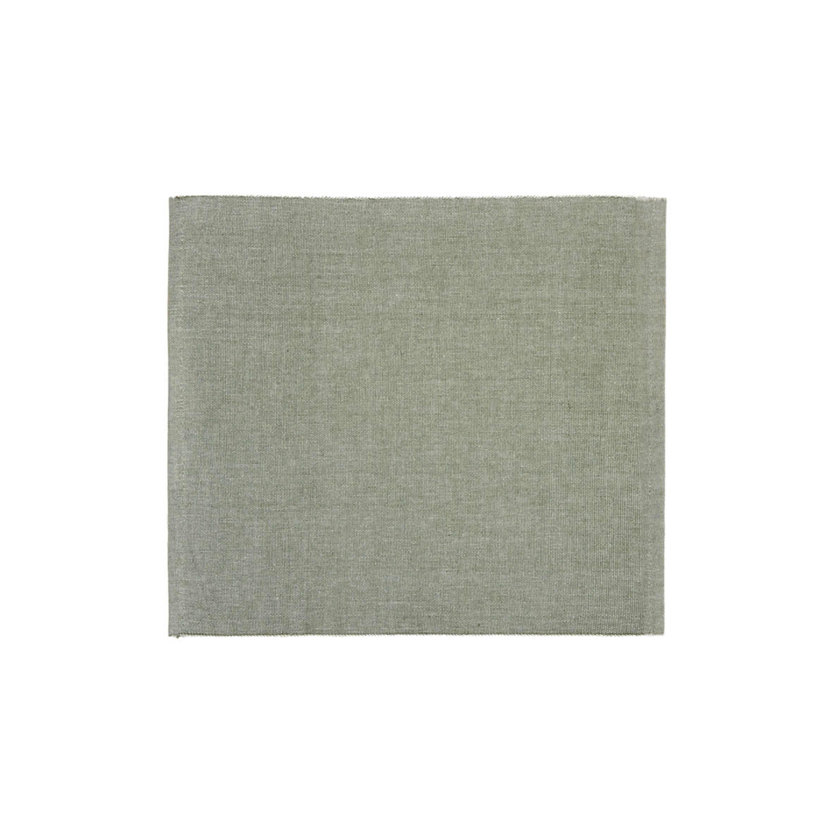 Set of 4 Placemats - Chambray - Dark Green