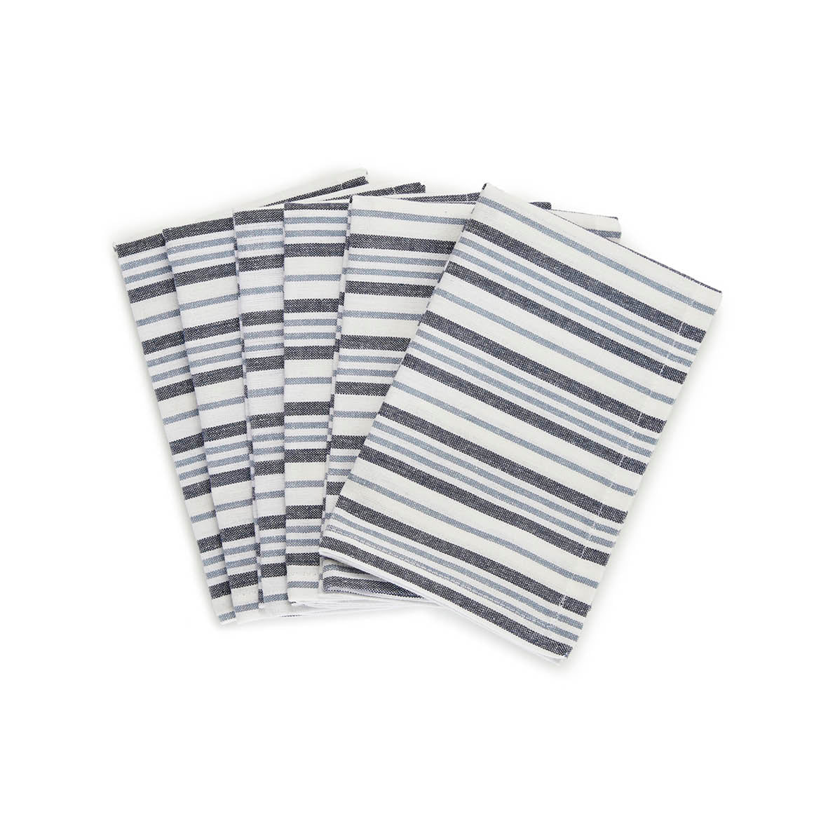 Sauter - Serviette De Table - Nina 6 X - 100% Coton - Bleu