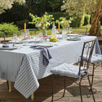 Nappe Coton - Rayé Bleu