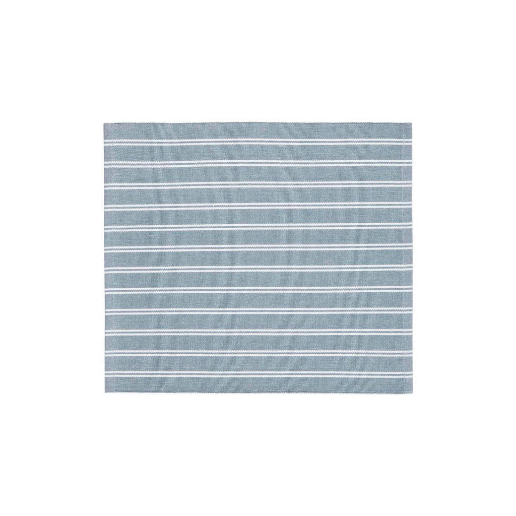 Set De Table Coton - Rayé Bleu