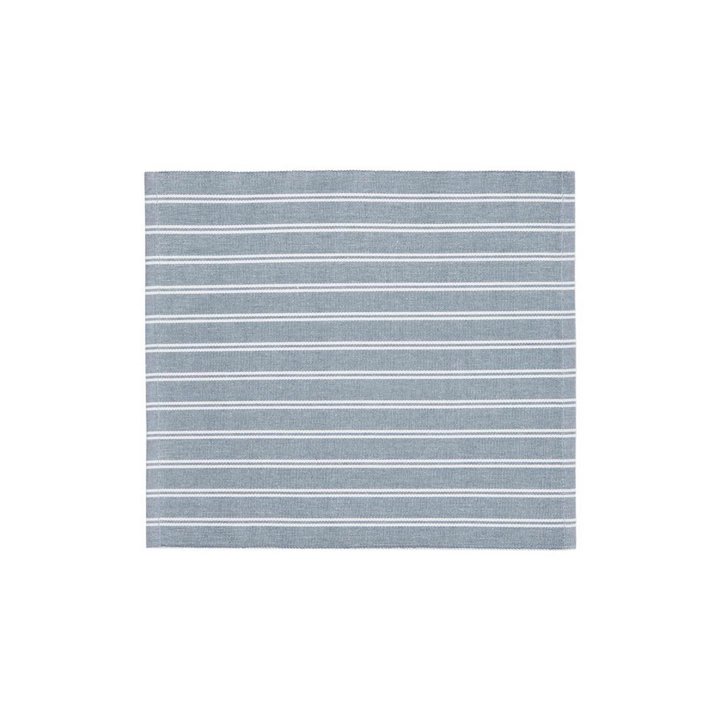 Set De Table Coton - Rayé Bleu