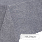 Nappe - Chambray - Bleu Foncé - 5 Tailles