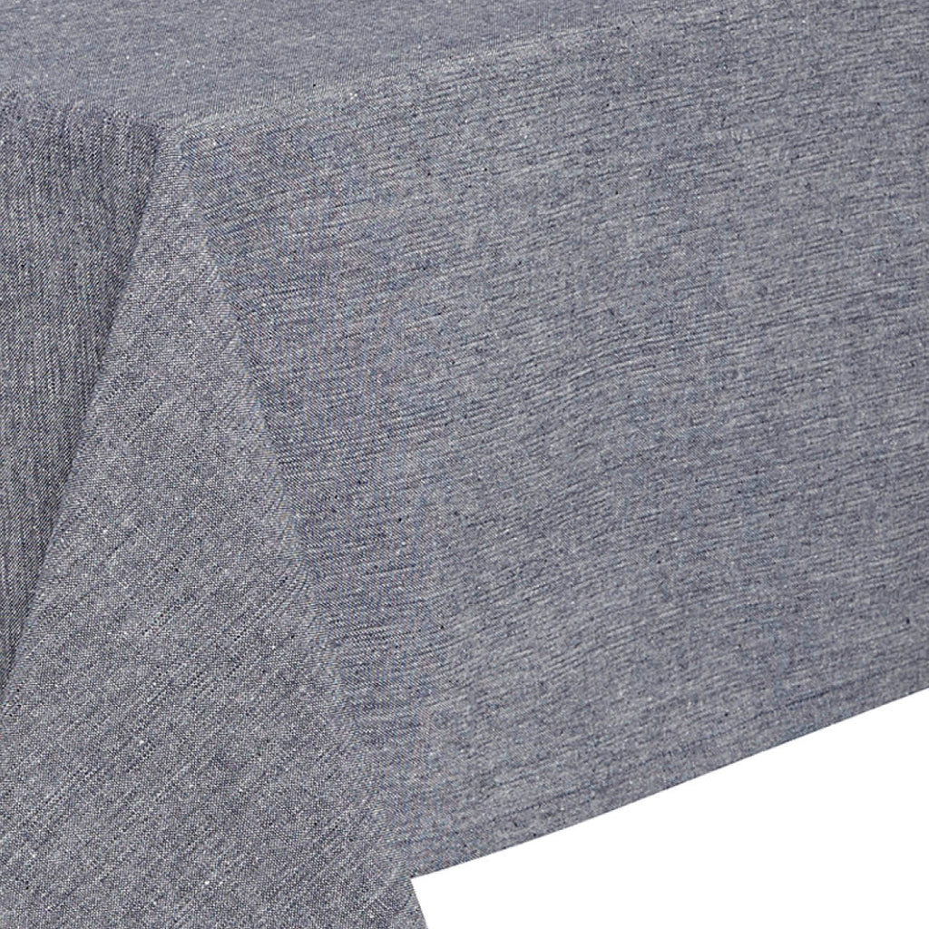 Sauter - Nappe - Chambray Blue - 100% Coton - Bleu Foncé