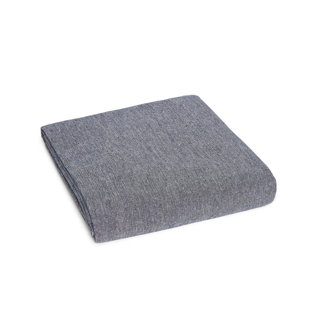 Sauter - Serviette De Table - Chambray Blue 6 X - 100% Coton - Bleu Foncé