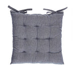 Sauter - Galette De Chaise - Chambray Blue - 100% Coton - Bleu Foncé