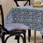 Sauter - Galette De Chaise - Chambray Blue - 100% Coton - Bleu Foncé