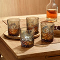 Art Culinaire - Sæt Med 4 Lave Drikkeglas - Spirit Dia - Glas - Røget Grå