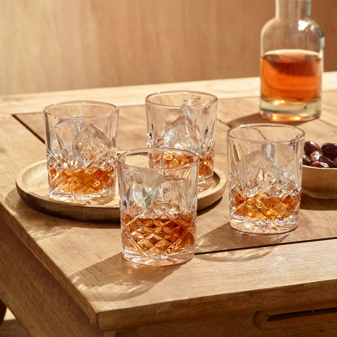 Art Culinaire - Set Di 4 Bicchieri Bassi - Spirit Dia - Vetro - Trasparente