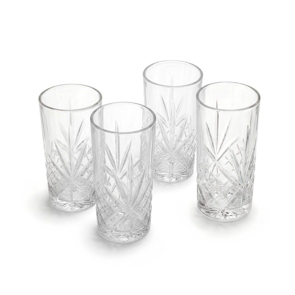 Art Culinaire - Set De 4 Gobelets Hauts - Spirit Dia - Verre - Transparent