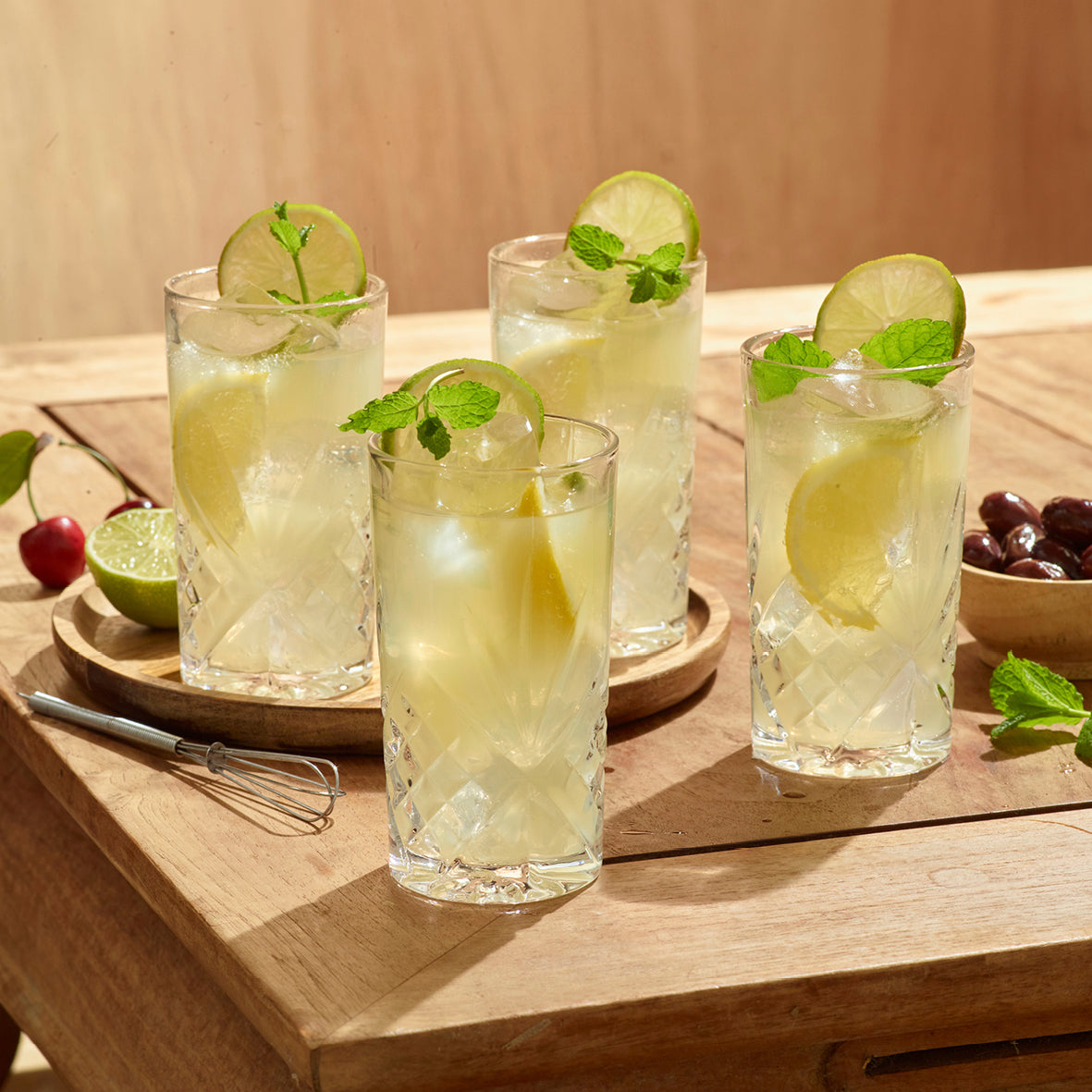 Art Culinaire - Set De 4 Gobelets Hauts - Spirit Dia - Verre - Transparent