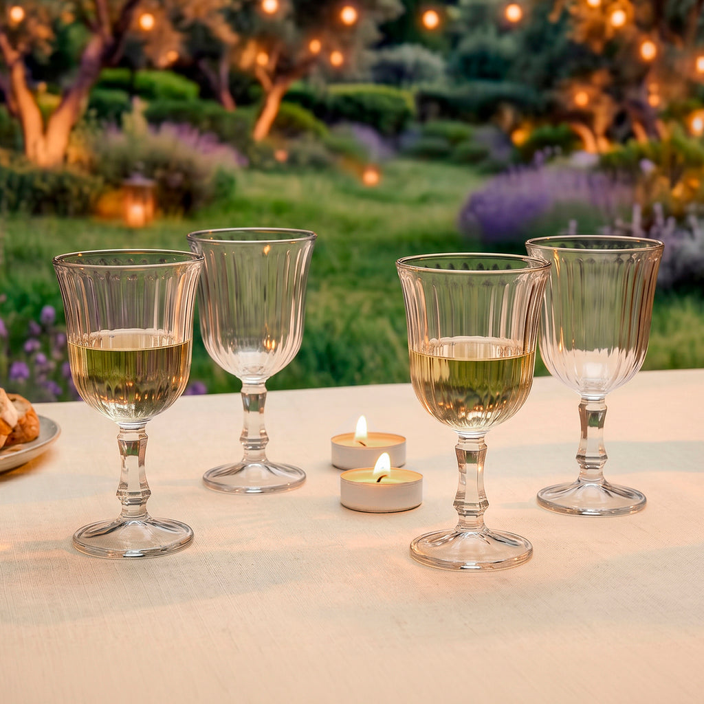 Art Culinaire - Sæt Med 4 Vinglas - Rayon Dia - Glas - Transparent