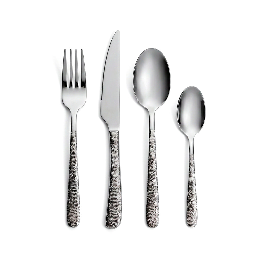Art Culinaire - Zestaw Sztućców - Eclat 24 Elementy - Stal Nierdzewna 18/10 - Srebrny