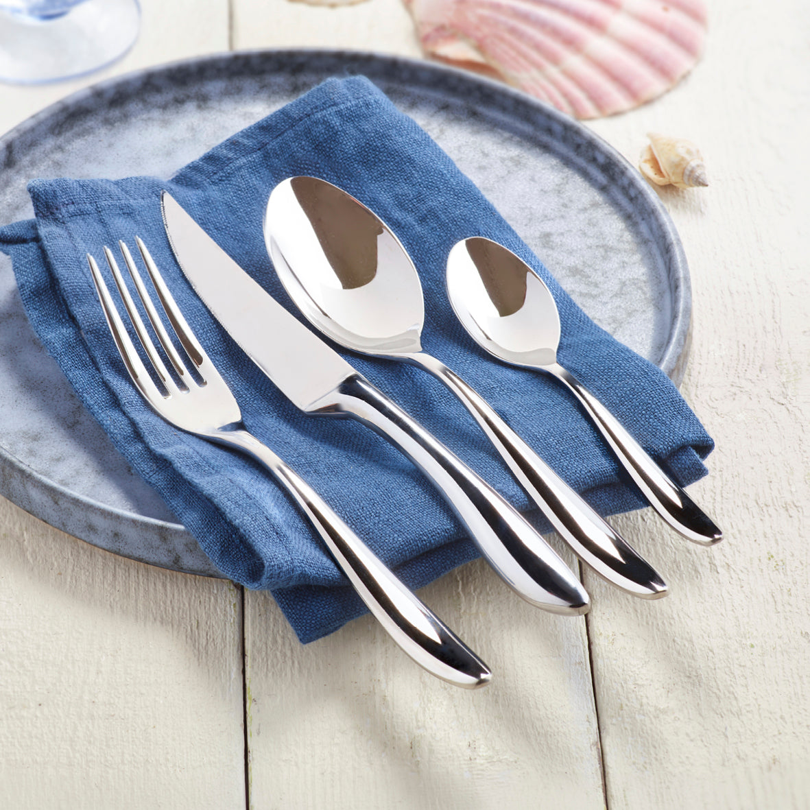 Art Culinaire - Bestiksæt - Odyssée 24 dele - Rustfrit stål 18/10 - Sølv