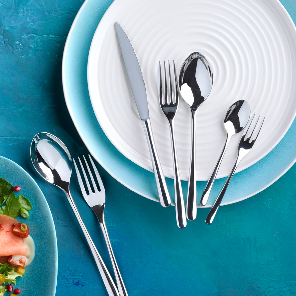 Art Culinaire - Bestekset Aura - Roestvrij Staal 18/10 - Zilver