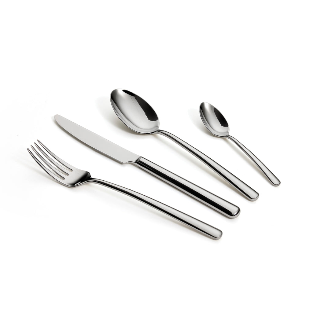 Art Culinaire - Zestaw Sztućców - Athena 24 Elementy - Stal Nierdzewna 18/10 - Srebrny