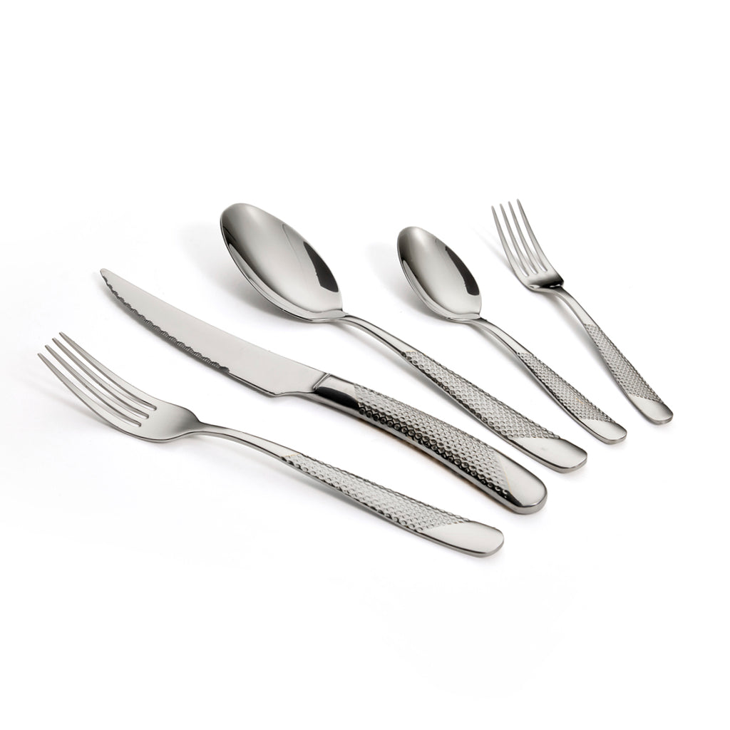 Art Culinaire - Zestaw Sztućców - Mistral 30 Elementów - Stal Nierdzewna 18/10 - Srebrny