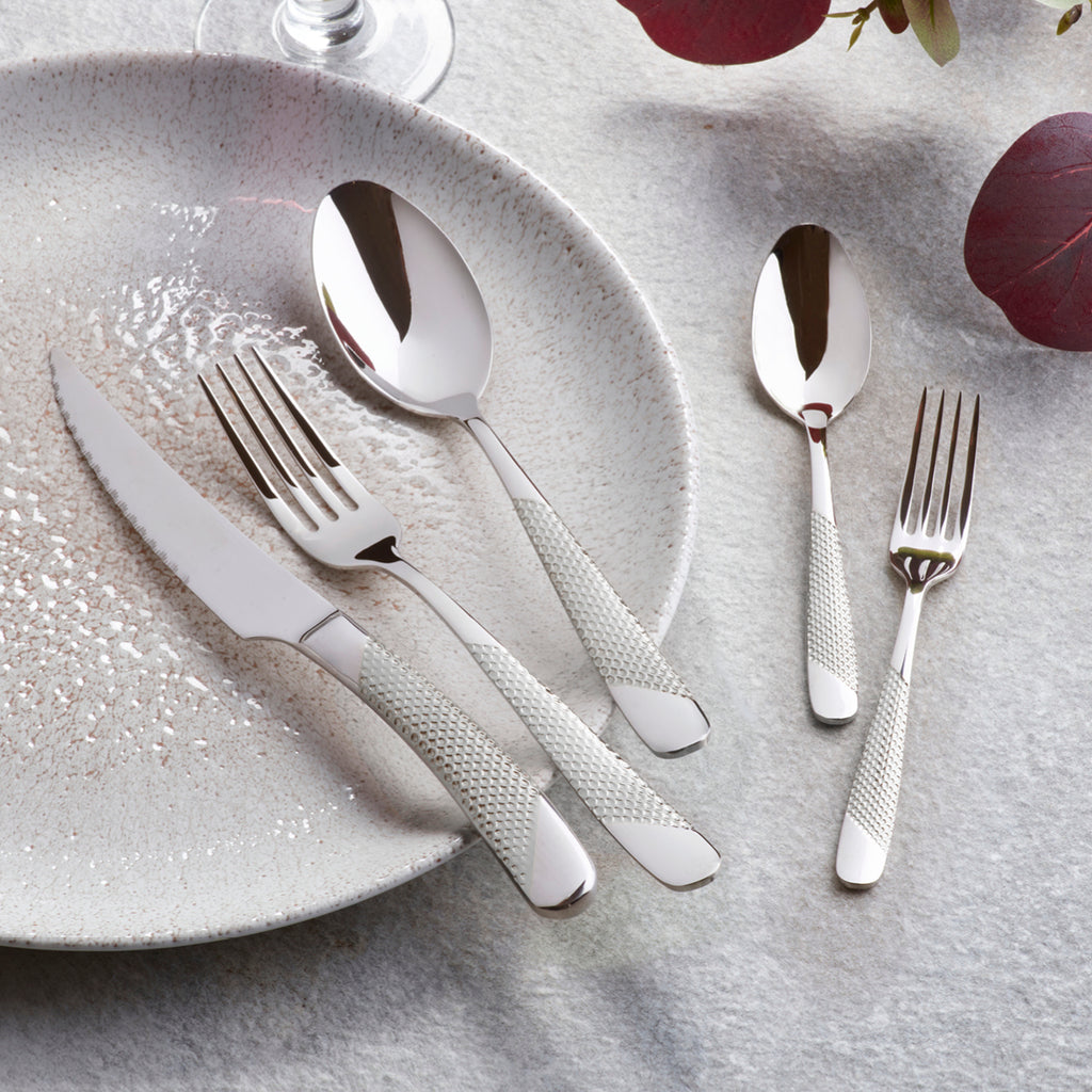 Art Culinaire - Zestaw Sztućców - Mistral 30 Elementów - Stal Nierdzewna 18/10 - Srebrny